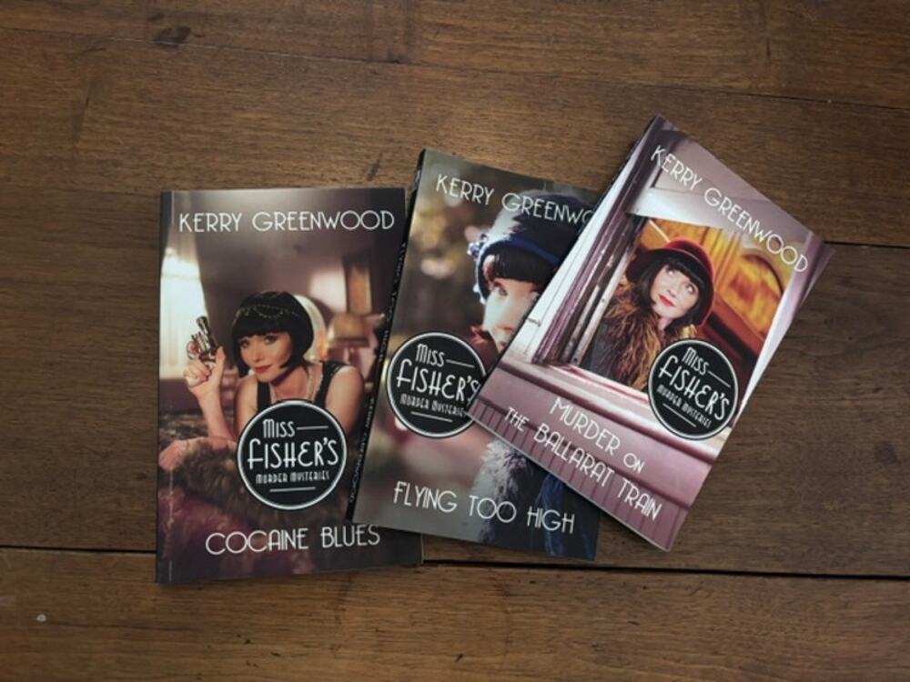 Miss Fisher Murder Mysteries Books 1-3 Kerry Greenwood Paperback Set